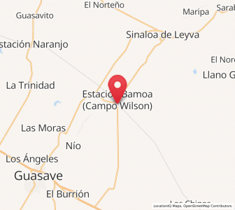 Map of Colonia 6 de Mayo, Sinaloa