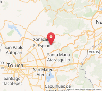 Map of Colonia Álvaro Obregón, México