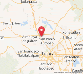 Map of Colonia Aviación Autopan, México