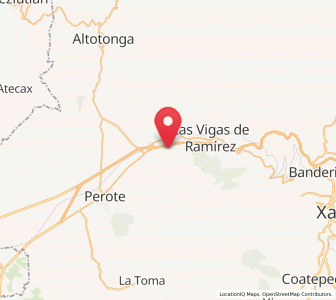 Map of Colonia Benito Juárez, Veracruz