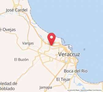 Map of Colonia Chalchihuecan, Veracruz