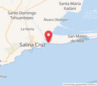 Map of Colonia Cuauhtémoc, Oaxaca