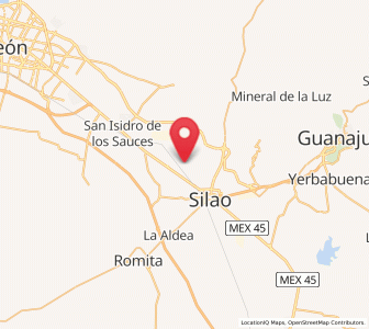 Map of Colonia Emiliano Zapata (El Cerrito), Guanajuato