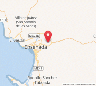 Map of Colonia Gómez Morín, Baja California