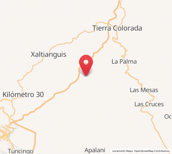 Map of Colonia Guerrero (Los Guajes), Guerrero