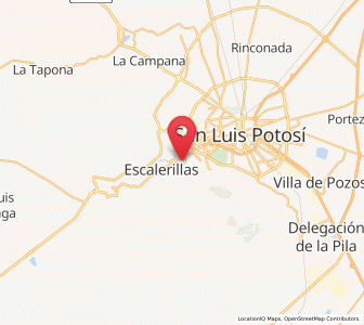 Map of Colonia Insurgentes, San Luis Potosí