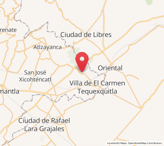 Map of Colonia José María Morelos, Tlaxcala