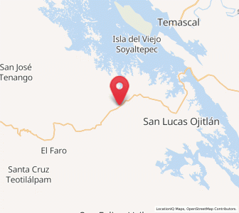 Map of Colonia la Central, Oaxaca