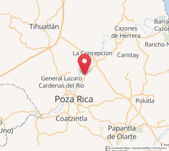 Map of Colonia las Arboledas, Veracruz