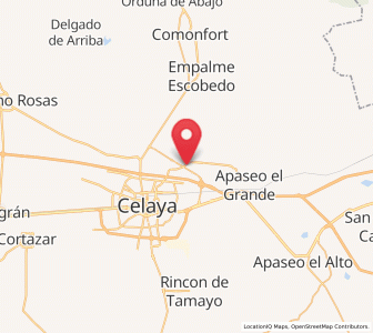 Map of Colonia Luis Donaldo Colosio, Guanajuato