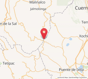 Map of Colonia Morelos, Morelos