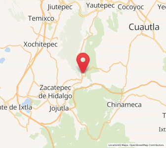 Map of Colonia Palo Prieto (Chipitongo), Morelos