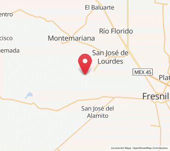 Map of Colonia Plenitud, Zacatecas