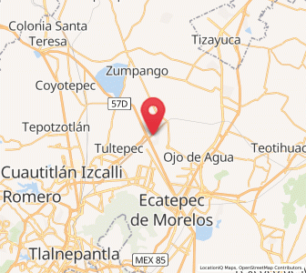 Map of Colonia Pozos y Vías (Fracción Diecisiete A), México