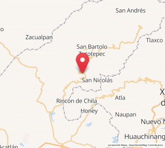 Map of Colonia San José, Hidalgo