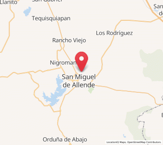 Map of Colonia San Luis Rey, Guanajuato