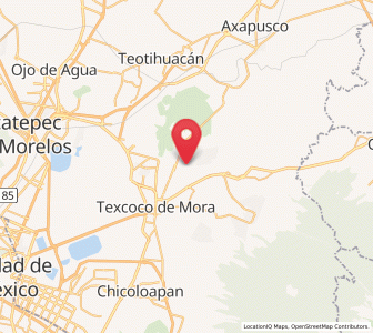 Map of Colonia Tulteca Teopan, México