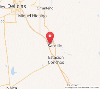 Map of Colonia Vicente Guerrero, Chihuahua