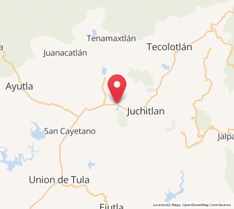 Map of Colotitlán, Jalisco