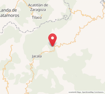 Map of Coñecito, Hidalgo