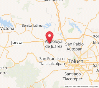 Map of Conjunto Habitacional Ecológico SUTEYM, México