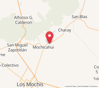 Map of Constancia, Sinaloa