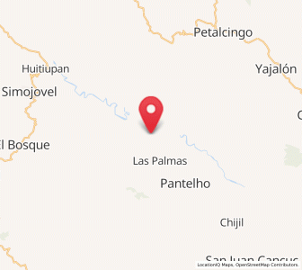 Map of Constitución, Chiapas