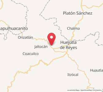 Map of Contepec, Hidalgo