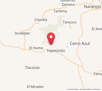 Map of Copaltitla, Veracruz