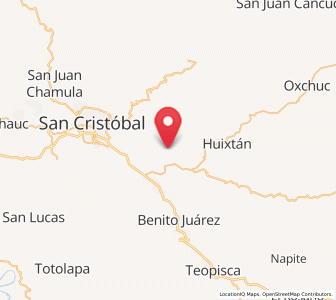 Map of Corazón de María, Chiapas