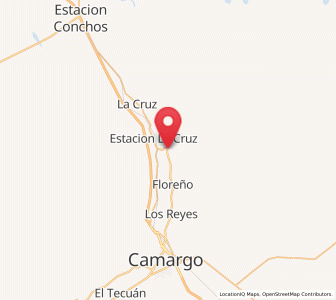 Map of Corraleño, Chihuahua