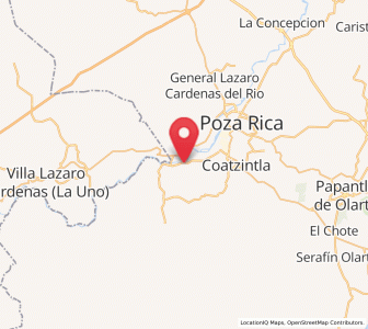 Map of Corralillos, Veracruz