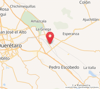 Map of Coyotillos, Querétaro