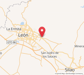 Map of Cristo Rey, Guanajuato