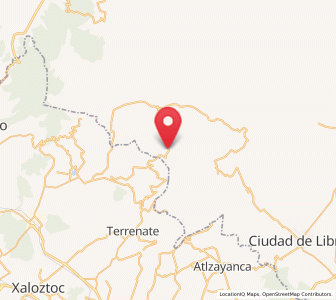 Map of Cruz de León, Puebla