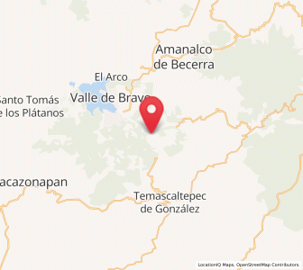 Map of Cuadrilla de Dolores, México