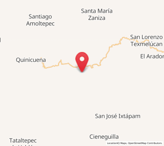 Map of Cuajinicuil, Oaxaca