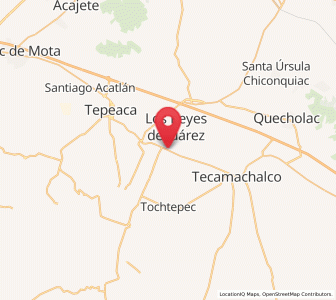 Map of Cuapiaxtla de Madero, Puebla