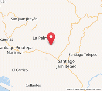 Map of Cubitán de Dolores, Oaxaca