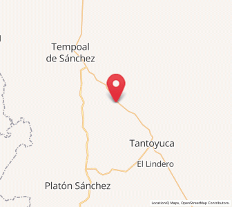 Map of Cuchilla Chica, Veracruz