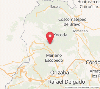 Map of Cumbre del Español, Veracruz