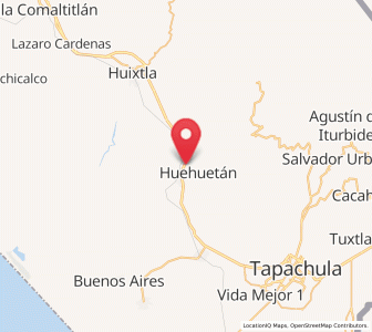 Map of Cuntalapa, Chiapas