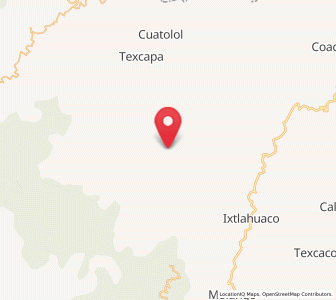 Map of Cuxhuacan, Hidalgo