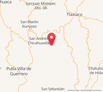 Map of Diecinueve de Abril, Oaxaca