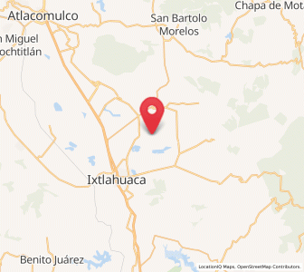 Map of Dolores Amarillas, México