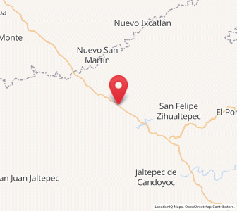 Map of Dolores Hidalgo, Oaxaca