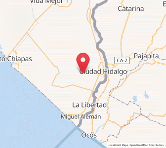 Map of Dorado Nuevo, Chiapas