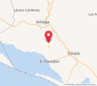 Map of Durango, Chiapas