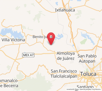 Map of Ejido San Diego, México