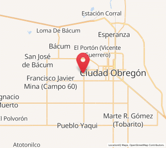 Map of Ejido Tepeyac (Campo Dos), Sonora